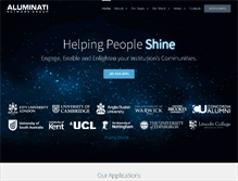 Tablet Screenshot of aluminati.net